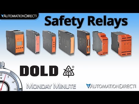 Dold Safety Relay - Standstill Monitoring/Safety Relay from AutomationDirect