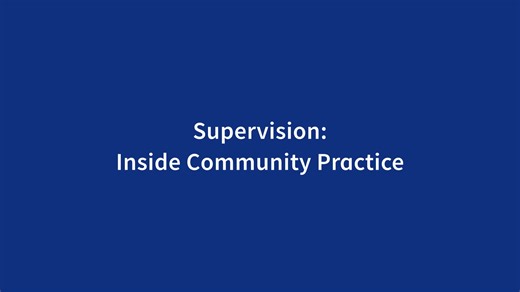Supervision Inside Community Practice