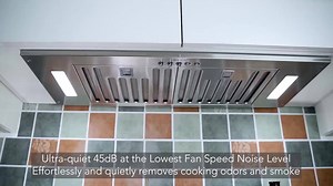 Akicon Range Hood Insert/Built-In 30 in. Ultra Quiet Powerful Vent Hood with LED Lights, 3-Speeds, 600 CFM, Stainless Steel AK-Hood 30 Cold