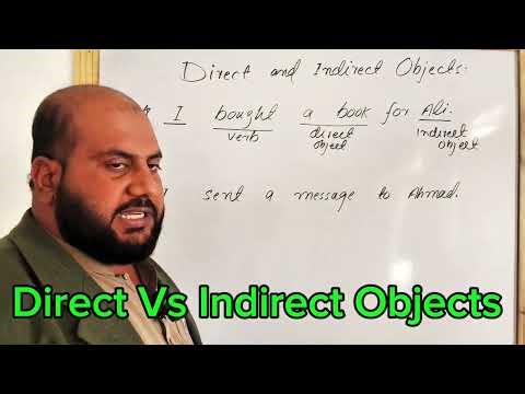 Direct Vs Indirect Objects