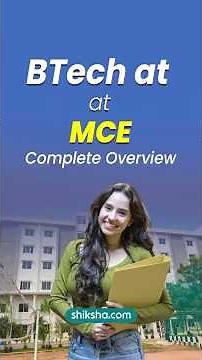 Is MCE Chennai Good for B.Tech? Here's What Students Get