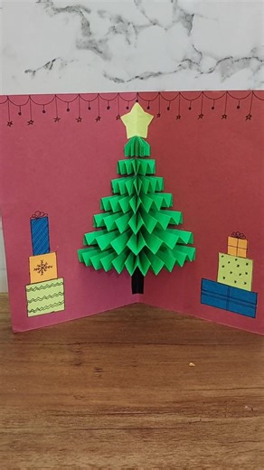 anuradha ki painting on Instagram: "Christmas card Making | 3d pop up card ideas #christmascard #christmascradmaking #drawing #christmastree #christmasdecorations #christmasgiftideas #christmastime #christmascardmaking #christmas #artandcrafts #craftideas #origami"