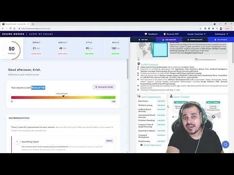 Checking My Data Science Resume Score?