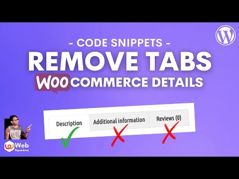 Remove the WooCommerce Tabs - Free WordPress Code Snippet
