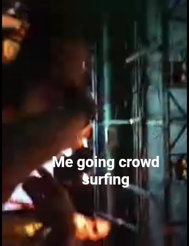 punk rock concert # crowd surfing #viralvideo