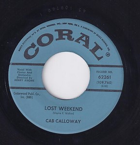 Cab Calloway - Lost Weekend
