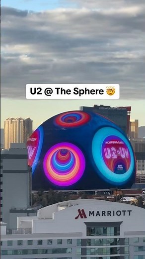 U2 concert at the Sphere in Las Vegas 🤯🔥 #lasvegas #sphere #concert #u2