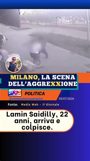 Milan: security cameras capture the entire scene
