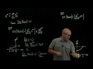 Convergence of the Taylor Series of e^x