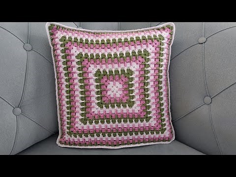 Free Crochet Pillow Pattern Guide: Create a Charming Granny Square Cushion