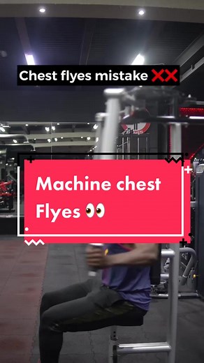 Machine Chest Fly Exercise Cue