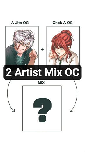 Drawing Challange_2 Artist 1 Template_Mix OC_Silva and Raclette