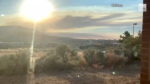WATCH: Timelapse shows smoke plumes from California wildfires. | The Weather Channel