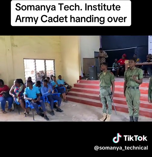 Somanya Technical Institute Army Cadet Handing Over