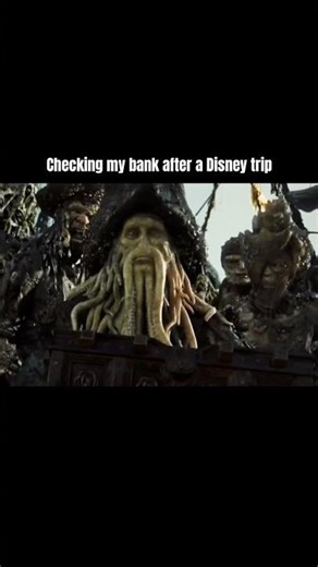 FUNNY: Checking my bank after a Disney trip