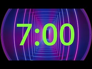 7 Minute Timer with Music [Electric Tunnel]