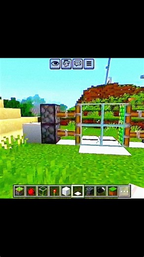 automatic door in minecraft #gaming #shorts