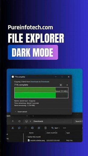 File Explorer Dark Mode Finally Improving on Windows 11 25H2