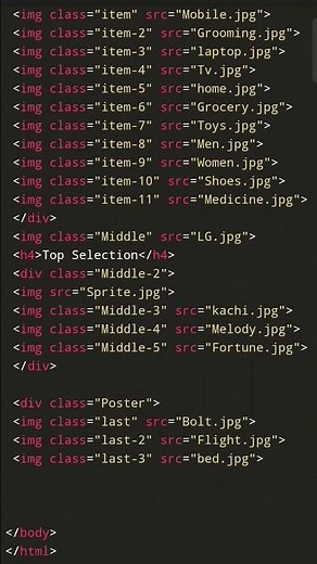 html and css use to create Flipkart Clone #html #css #coding #programming #webdevelopment #trending