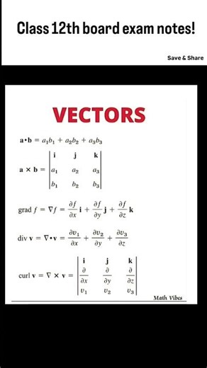 Class 12th maths important Notes !#trending #youtubeshorts #maths