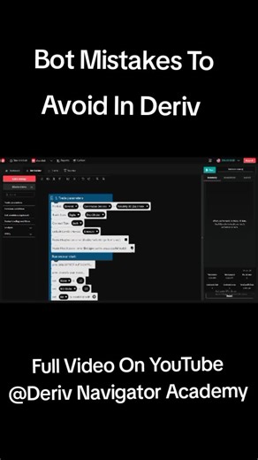 Common Bot Mistakes in Deriv Trading to Avoid