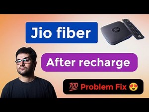 jio fiber not working after recharge