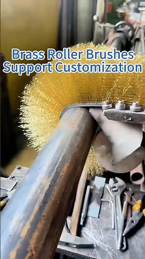 Winding Spiral Strip Roller Brush: Everything you need to know for steel brush roll. #factory