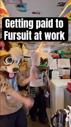 A normal day at Fizzy Fox #furry #fursuit #furries
