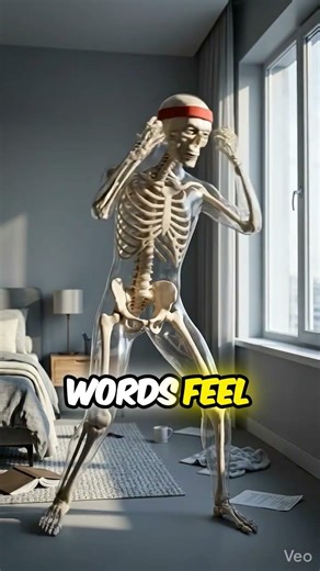 7 days quiet, 7 days of chaos inside #shorts #mentalhealth #skeleton #nobatidao #skeletonshorts