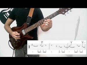 Men at Work - Overkill (Guitar Solo with Tab)