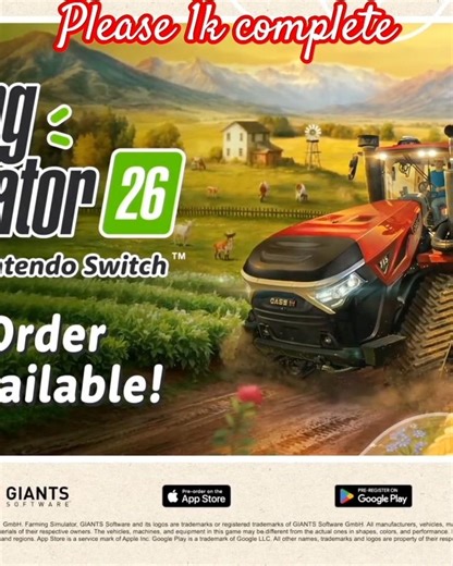 Fs26 Mobile | #fs26mobile #fs26mods #nintendoswitch #switch2 #gaints
