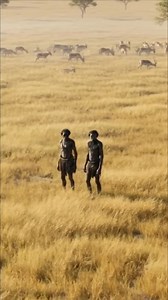 512K views · 9.8K reactions | Discover the world of early humans as they navigate a grassy field, build primitive shelters, and journey across the plains. A glimpse into their daily life and resilience. #EarlyHumans #HumanHistory #AncientLife #GrassyField #PrimitiveShelter #humanevolution #prehistoricdocumentary #aidocumentary #homoerectus #homohabilis #sapiencinema | Sapien Cinema | Facebook