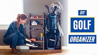 Build a Golf Bag Holder! Organize Your Golf Gear