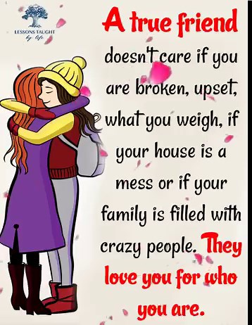 A true friend! | Lessons Taught By Life