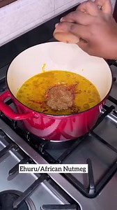 Ofe Akwu Recipe 😋 Ingredients ~Banga Or Akwu Paste ~Onions (chopped) ~Tomatoes (chopped) ~Scotch Bonnet Pepper (chopped) ~Crayfish (Grinded) ~Ehuru/ African Nutmeg (grinded) ~Maggi ⭐️crayfish Bullion (1) ~1tbsp Salt ~Ogiri (Fermented Locust beans) ~Stock Fish ~Dry Catfish ~Goat meat (airfried) ~Goat meat Broth 📸: @amichyfoodcourt #ofeakwu #bangasoup #nigeriansoup #afrifoodnet #afrifoodnetwork | African Food Network