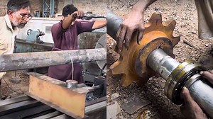 Efficient Process For Crafting A Large Rolling Mill Shaft