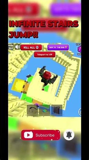ROBLOX Epic Jump: Infinite stairs from the TOP! #roblox #gaming #reels #robloxshorts