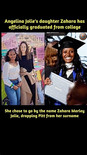 Angelina Jolie's daughter Zahara has officially graduated from college