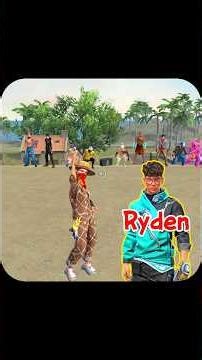 Makda War with 20 Enemies | Ryden Character🤪🤣 #shorts #viral #freefire