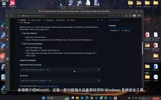 电脑越用越卡？用WinUtil一键优化系统