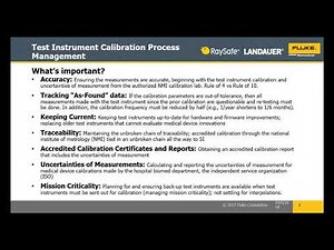 Test Instrument Calibration Process Management Best Practices