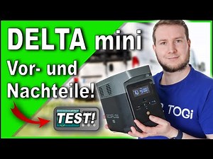 TEST: EcoFLow Delta MINI 882Wh 🔋 ADVANTAGES and DISADVANTAGES of this power station | Solar gener...