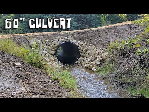 Building A Culvert Bridge Over Our Creek
