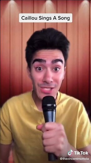 Caillou Sings a Song (NOT MY VIDEO)