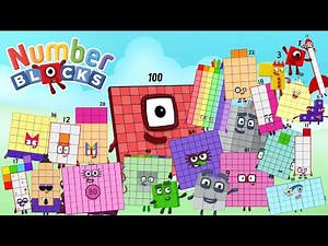 NUMBERBLOCKS COUNTDOWN FROM 100 TO 0 | BIG NUMBERS TO SMALL NUMBERS | LEARN TO COUNT | COLORART_ID