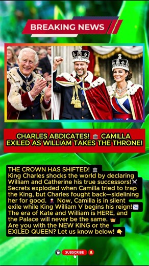 IT’S OFFICIAL! 👑 King William V & Queen Catherine Take Control! 🏛️