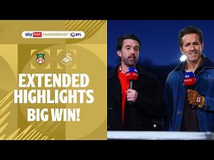 BIG WIN! | Wrexham v Swansea City Extended Highlights