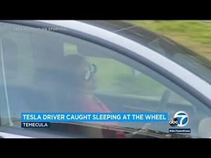 Woman thought Tesla driver caught sleeping at the wheel was having medical issue