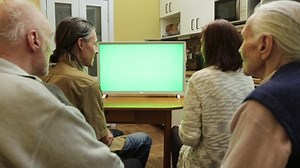 Family Watching Tv Green Screengrandfather Grandmother Stock Footage Video (100% Royalty-free) 1096953483 | Shutterstock