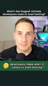 ⛔ What’s the biggest mistake developers make in load testing? 🙅‍♂️ “I think the biggest challenges are around the gaps that developers & QA engineers have between how the test really behaves & how the real environment behaves. So they don’t build complex scenarios that actually replicate the behaviors of the real users.” –Ido Cohen 🎬 Episode live on Friday 10AM ET on YouTube, Twitter, Spotify | Ultimate QA
